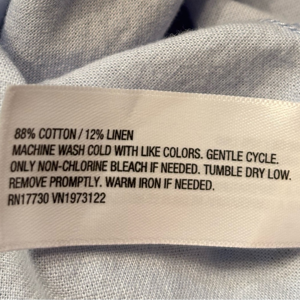 Universal Thread Cropped Fit Button Down Long Sle… - image 7